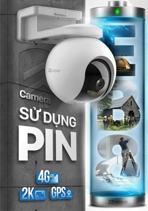 Camera 4G EZVIZ EB8 3MP