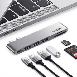 Bộ chuyển đổi Ugreen 60560 Type C Sang USB+SD/TF+PD