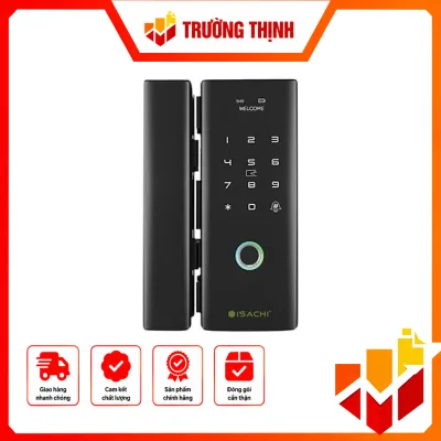 Khóa cửa kính vân tay ISACHI SC-W24GDL