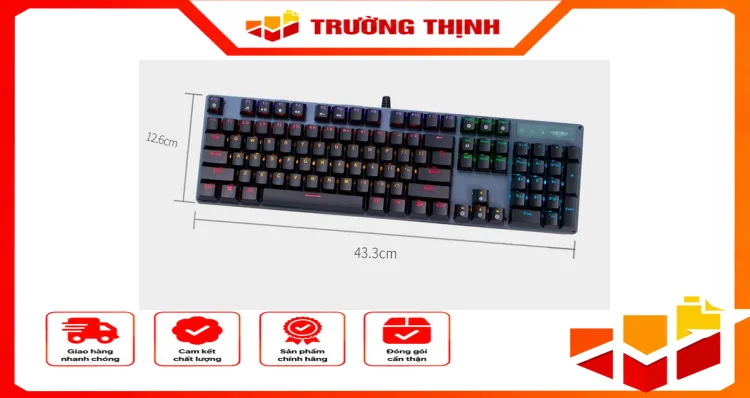 Bàn phím cơ Newmen GM369 Gaming