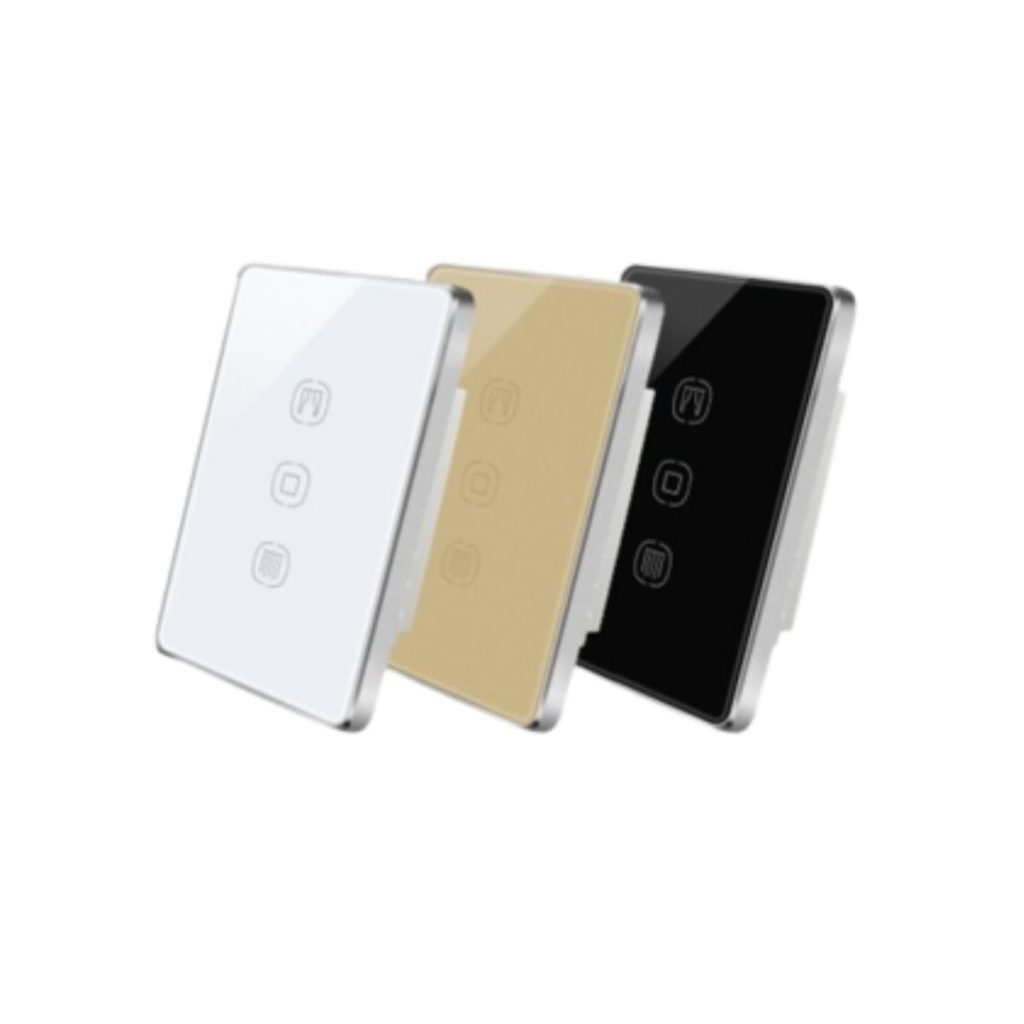 Công tắc rèm cảm ứng 3 nút Wifi ISACHI SC-W3CS