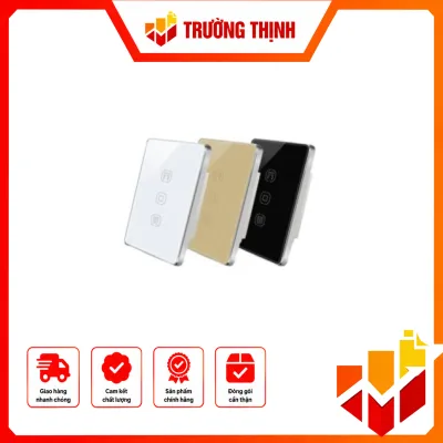 Công tắc rèm cảm ứng 3 nút Wifi ISACHI SC-W3CS 
