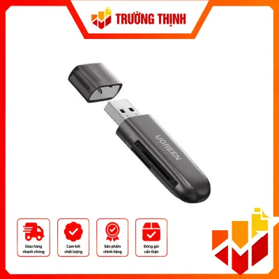 Đầu đọc thẻ nhớ SD/TF chuẩn USB 3.0 Ugreen 10911