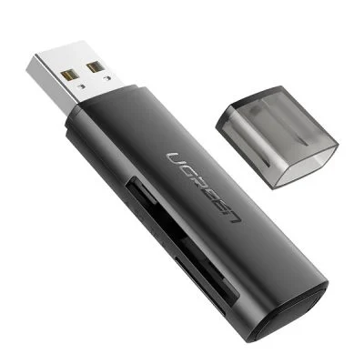 Đầu đọc thẻ nhớ SD/TF chuẩn USB 3.0 Ugreen 60722