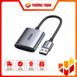 Đầu đọc thẻ SD/TF chuẩn USB 3.0 Type-A Ugreen 80887