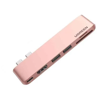 Bộ chuyển đổi Ugreen 90288 Type C Sang HDMI+USB+SD/TF+PD