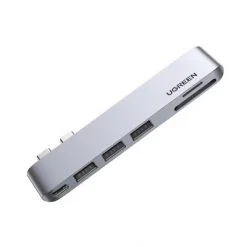 Bộ chuyển đổi Ugreen 60560 Type C Sang USB+SD/TF+PD