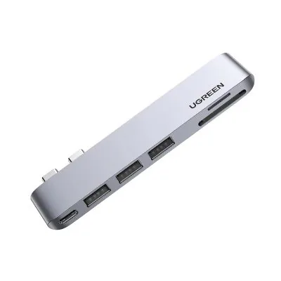 Bộ chuyển đổi Ugreen 60560 Type C Sang USB+SD/TF+PD