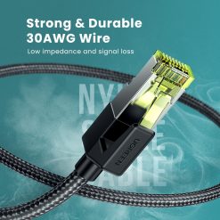 Cáp mạng Cat7 Dài 0,5M Vỏ Bọc Nylon Ugreen 80420