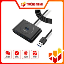 Bộ Chia 4 cổng USB 3.0 Ugreen 50263 dài 25cm