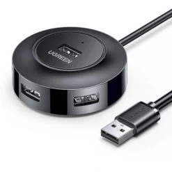Bộ Chia 4 Cổng USB 2.0 Ugreen 20277 Màu Đen
