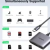 Đầu đọc thẻ SD/TF kèm OTG chuẩn USB 3.1 Type-C Ugreen 80798