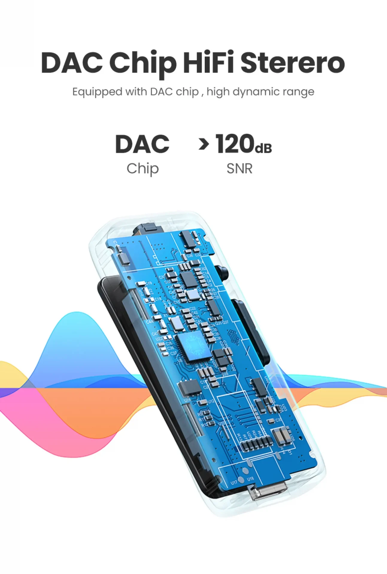 Alternative view of Bộ thu âm thanh Bluetooth 5.0 UGREEN 80895