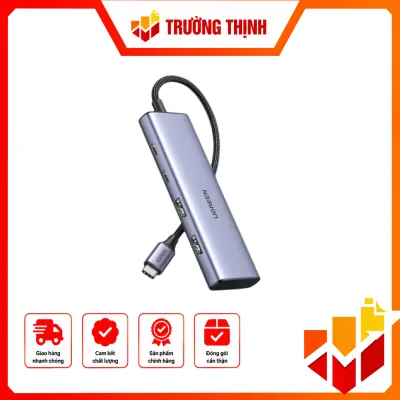 Bộ chuyển Ugreen 15395 USB-C sang USB-A 3.0*2+USB-C 3.0*2 4K60Hz