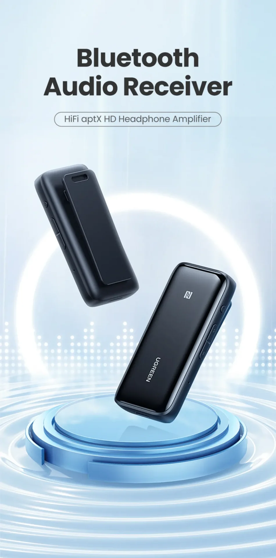 Bộ thu âm thanh Bluetooth 5.0 UGREEN 80895