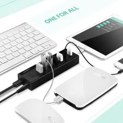 Bộ chia Ugreen 40522 USB 3.0 7 cổng nguồn 5V2A