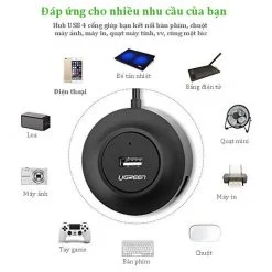 Bộ Chia 4 Cổng USB 2.0 Ugreen 30254