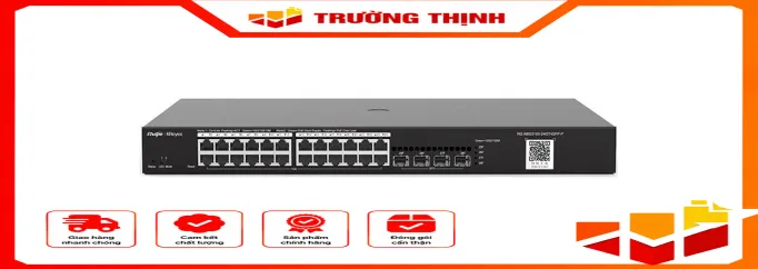 24-port Gigabit Managed PoE Switch RUIJIE RG-NBS3100-24GT4SFP-P