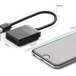 Đầu đọc thẻ nhớ Micro SD/SD chuẩn USB 3.0 Ugreen 20250 Độ dài cáp: 15cm