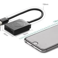 Đầu đọc thẻ Ugreen 20203 Micro SD/SD chuẩn USB 3.0 + OTG