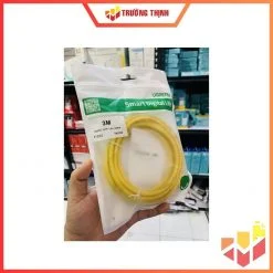Dây mạng cat5e UTP màu vàng 26AWG CCA 3M Ugreen 11232