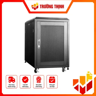 Tủ mạng 19" 15U-D600 ( Tủ ráp - 2 ốp tháo rời )