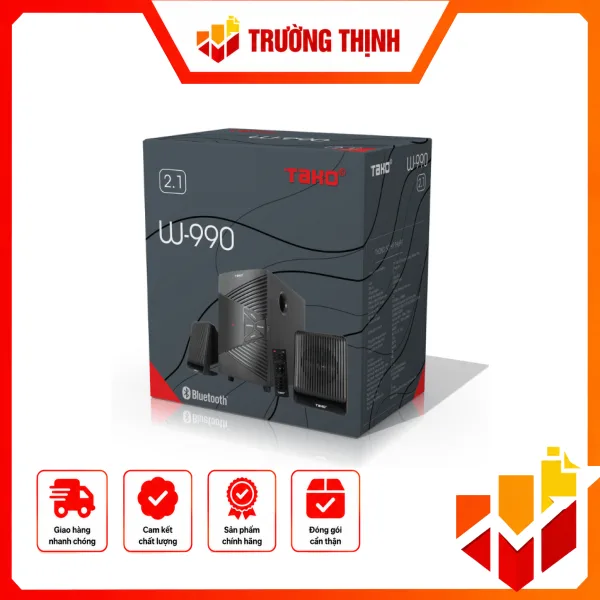 Loa máy tính 2.1 TAKO W-990 được đóng gói sang trọng