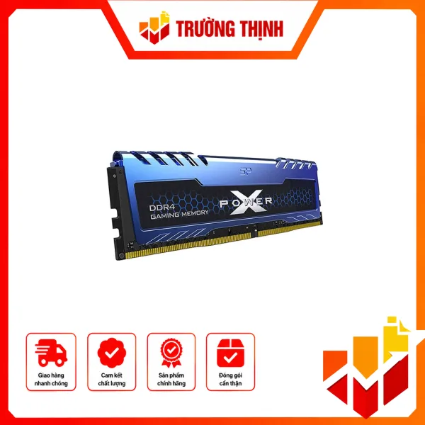 Ram Tản Nhiệt DDR4-3200, CL16, UDIMM, 8GB (SP008GXLZU320BSA)