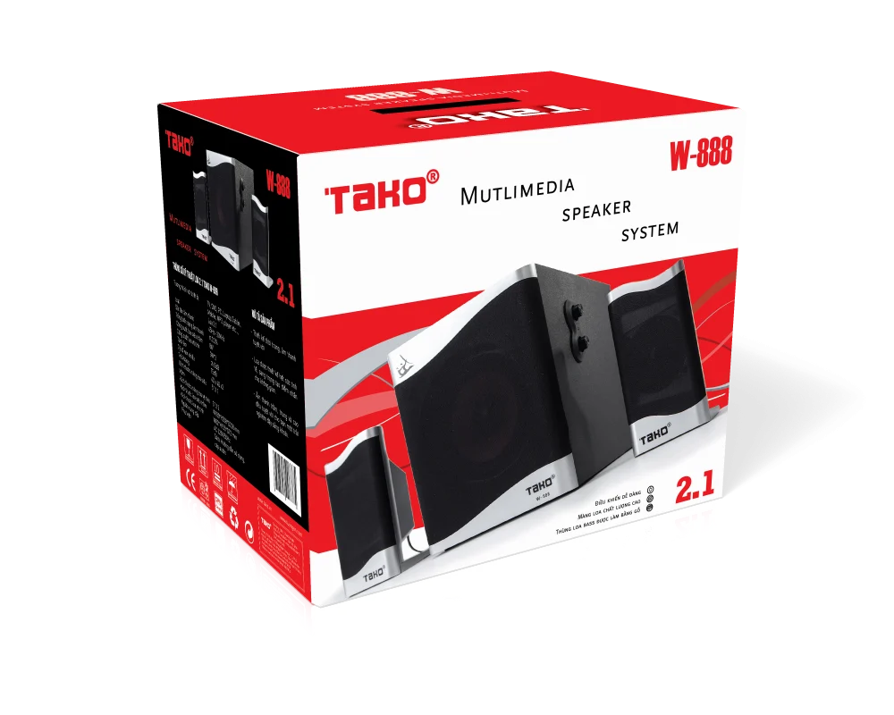 Loa 2.1 TAKO W-888 Plus - Ảnh 2