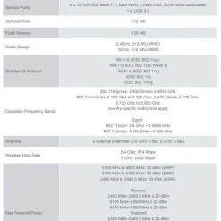 Router cân bằng tải Wifi 6 Ruijie Reyee RG-EG105GW-X AX3000