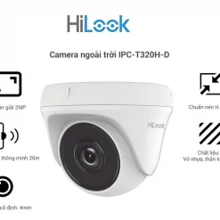 Camera IP 2MP Hilook IPC-T320H-D (non POE)