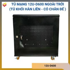 Tủ mạng 12U-D600 NGOÀI TRỜI