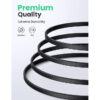 Cáp mạng Ugreen 10979 Cat8 tốc độ cao được thiết kế phẳng và linh hoạt.