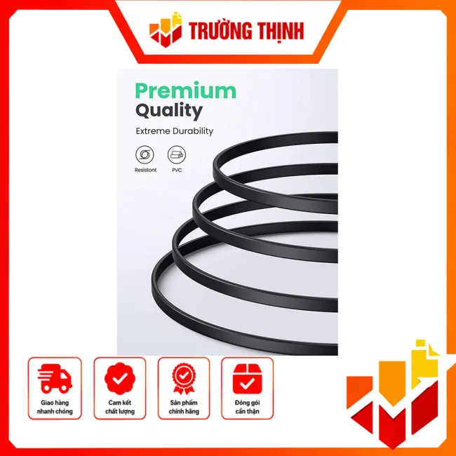 Cáp mạng đúc sẵn dẹt Cat8 dài 1m Ugreen 10980