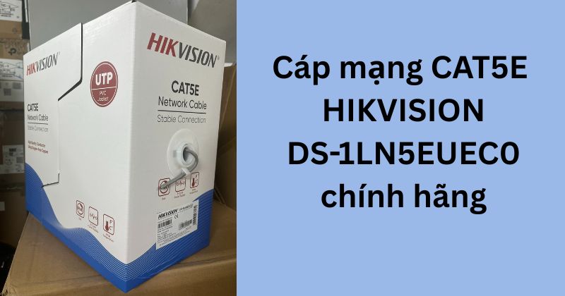 Cáp mạng CAT5E HIKVISION DS-1LN5EUEC0 chính hãng