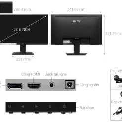 Màn hình LCD MSI PRO MP243X ( FHD/IPS/100HZ/1MS/LOA)