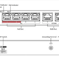 Alternative view of Switch PoE 4 Port HiLook NS-0106P-35