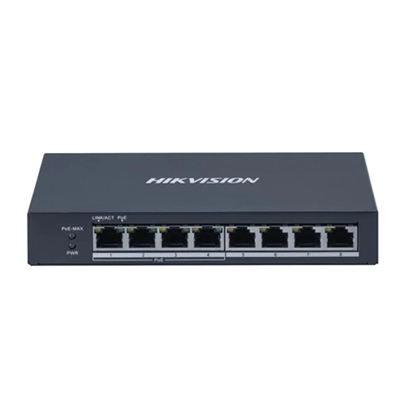 Switch mạng 4 cổng PoE Gigabit Hikvision DS-3E0508P-O