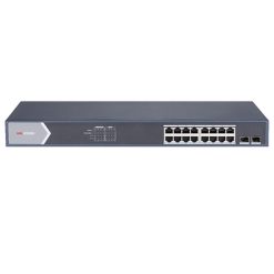 Switch mạng thông minh 16 cổng PoE Gigabit Hikvision DS-3E1518P-SI