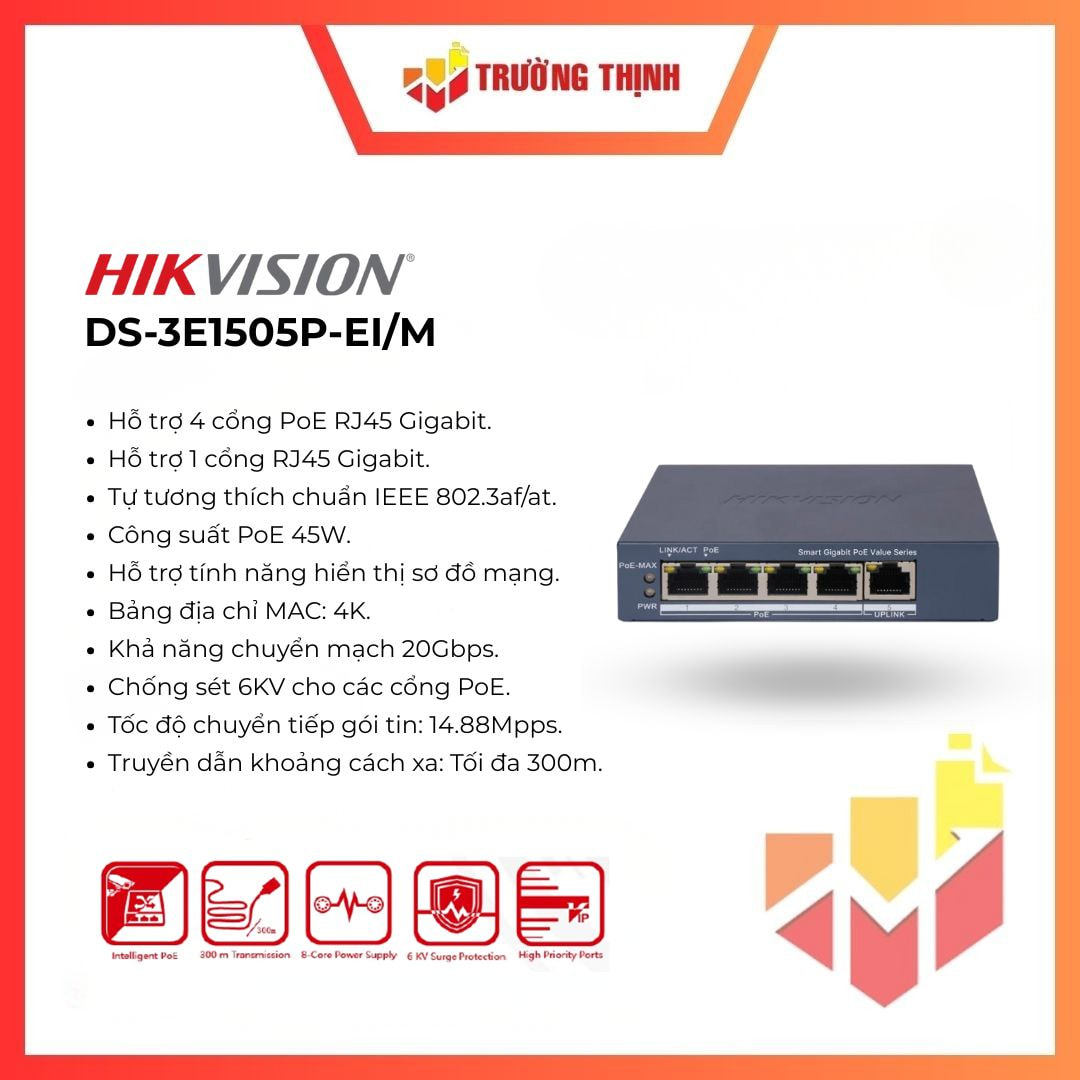 Hikvision DS-3E1505P-EI/M