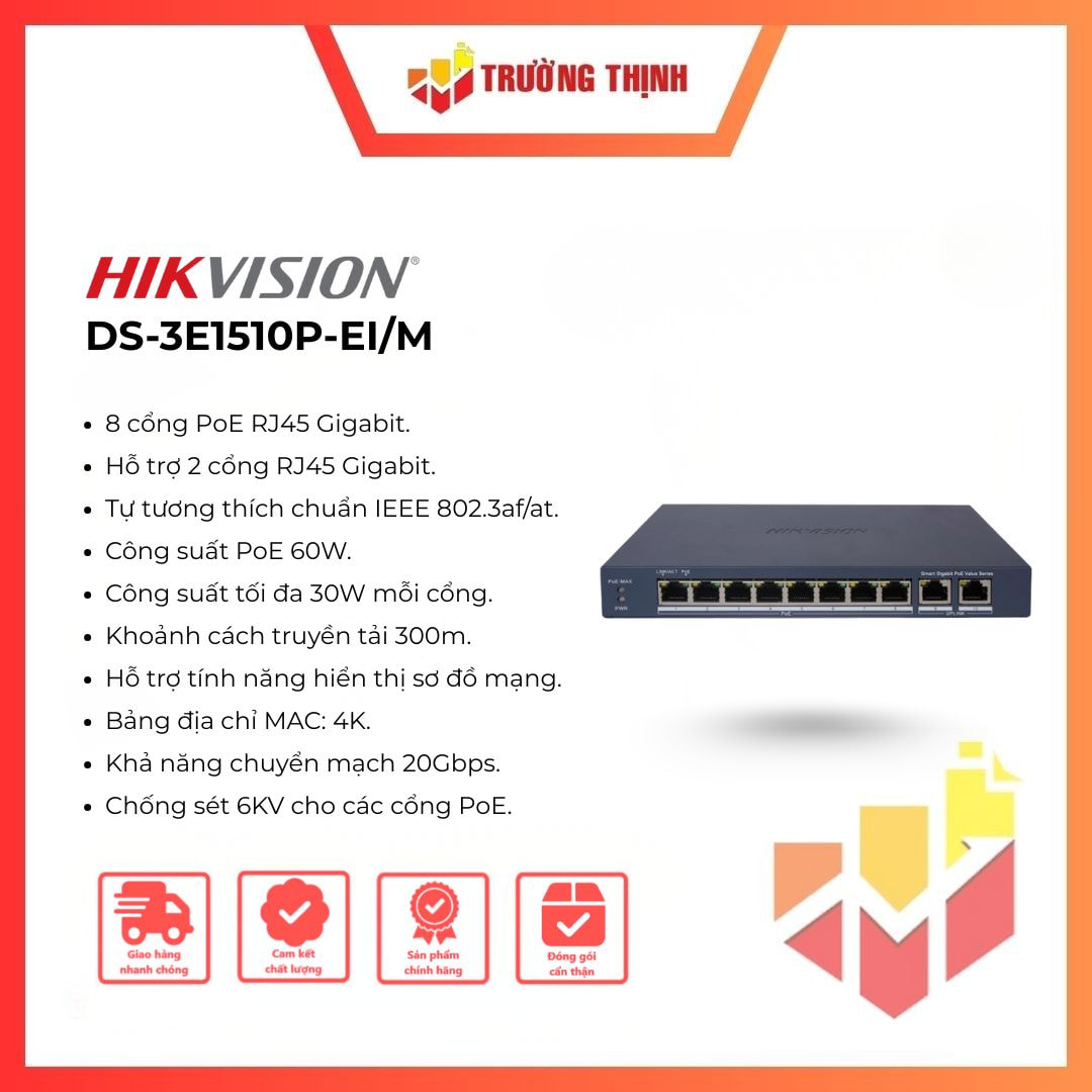Hikvision DS-3E1510P-EI/M