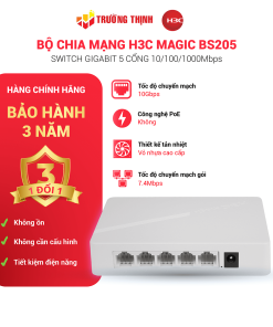 Switch Để Bàn Không Quản Lý 5 Cổng Gigabit H3C Magic BS205