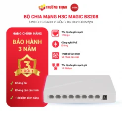 Switch Để Bàn Không Quản Lý 8 Cổng Gigabit H3C Magic BS208