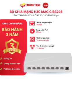 Switch Để Bàn Không Quản Lý 8 Cổng Gigabit H3C Magic BS208