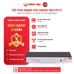 Switch 10 Cổng PoE Gigabit H3C Magic BS210T-P