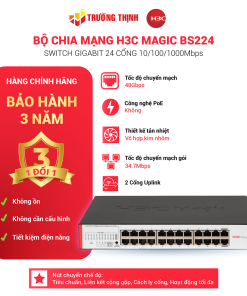 Switch Gigabit 24 Port H3C Magic BS224 (2 Uplink Ports)