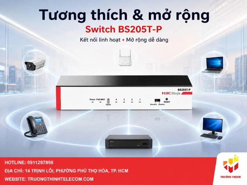 Khả năng tương thích và mở rộng của Switch