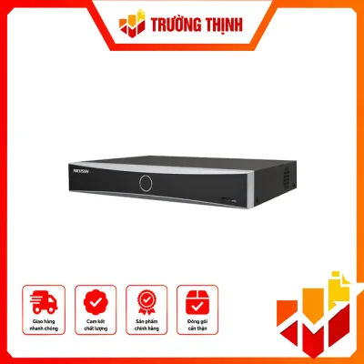 Đầu ghi NVR Hikvision DS-7604NXI-K1 chính hãng, dùng cho hệ thống camera IP, hỗ trợ quản lý và lưu trữ hình ảnh giám sát.