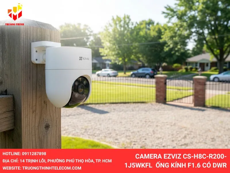 Camera Ezviz CS-H8c-R200-1J5WKFL ống kính F1.6 có DWR