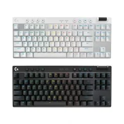 KEYBOARD LOGITECH G PRO X TKL LIGHTSPEED TACTILE GAMING (Black/ White)